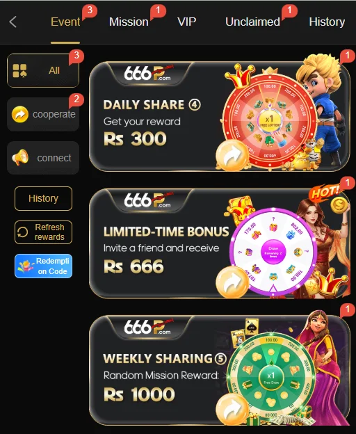 666p game official dashboard screenshot prove