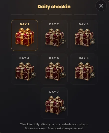 royal x casino gifts for users screenshot proof